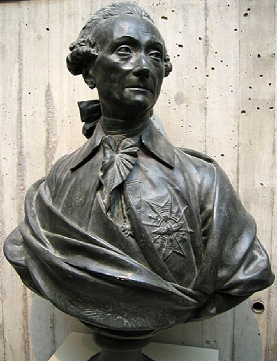 Louis-Jules Mancini-Mazarini -sculpt par Jean-Antoine Houdon vers 1780 - Muse des Beaux-Arts de Besanon